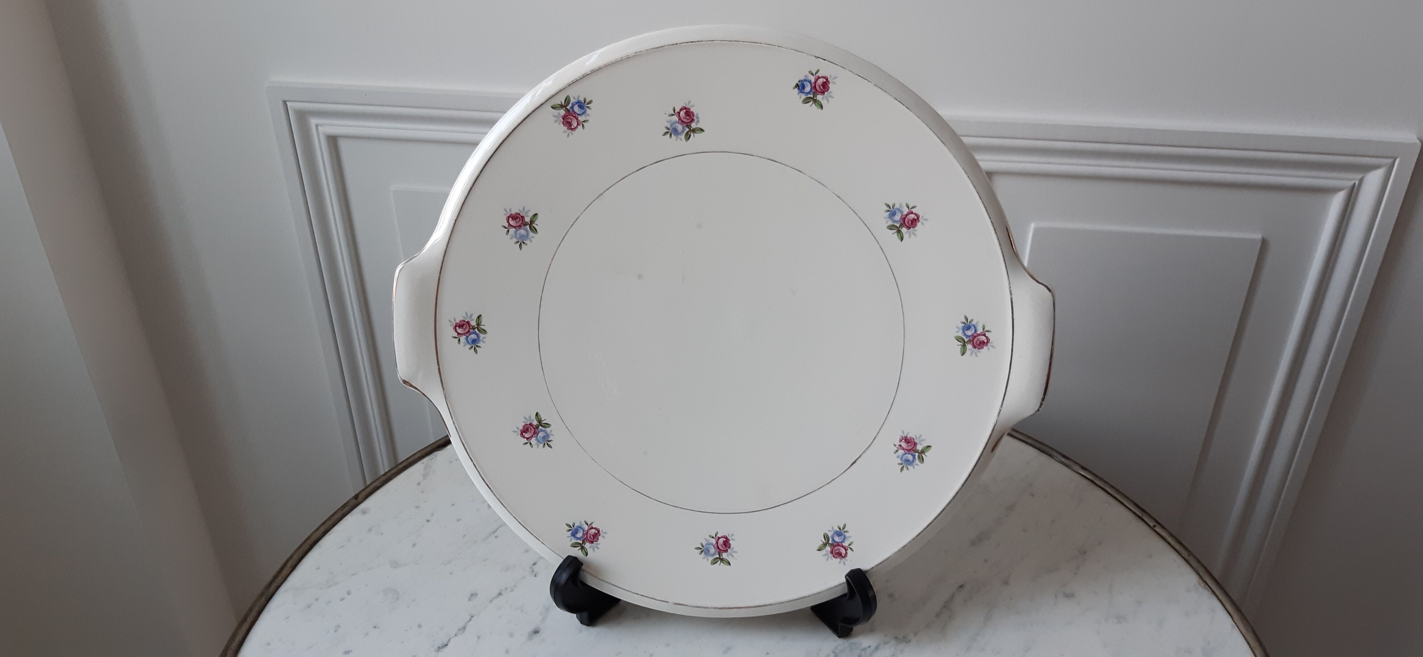 Cake / pie dish Digoin Sarreguemines