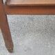 Drawing table wood and vintage metal