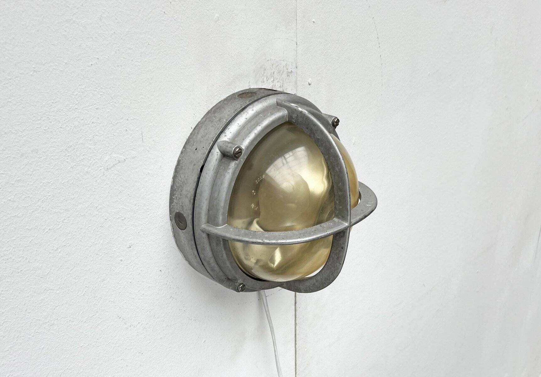 Mid-Century Danish Outdoor Metal Wall Lamp Model Skot by Lauritz Knudsen for Louis Poulsen, 1960s