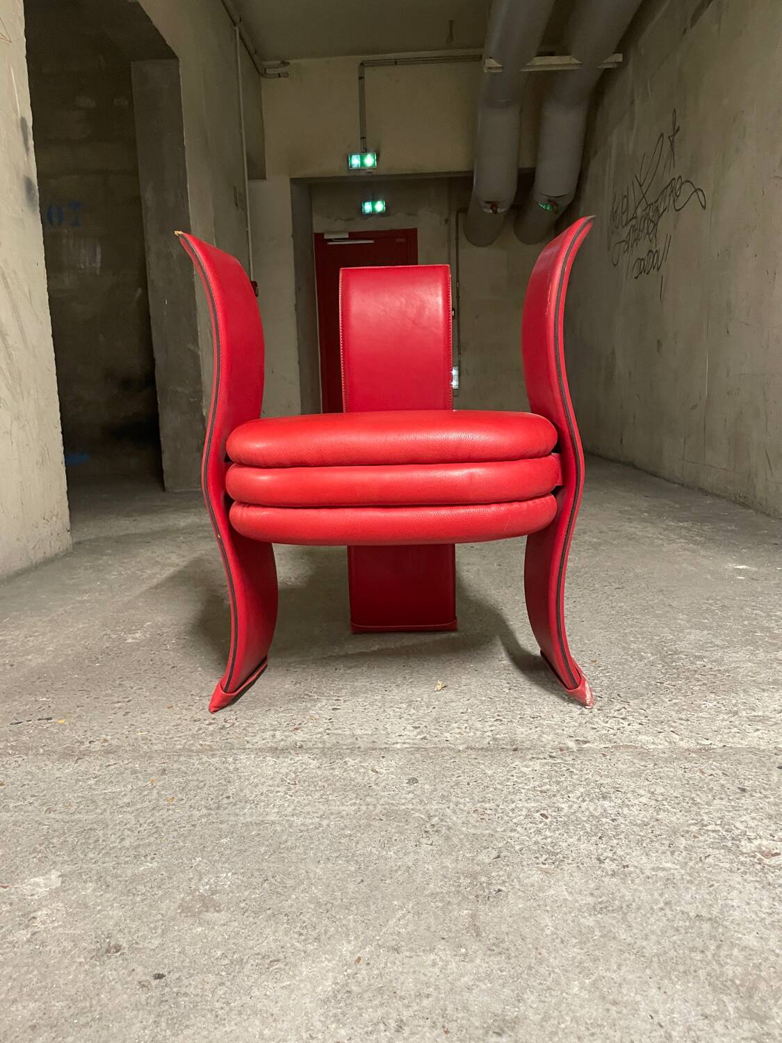 Italian postmodernist armchair, 1980