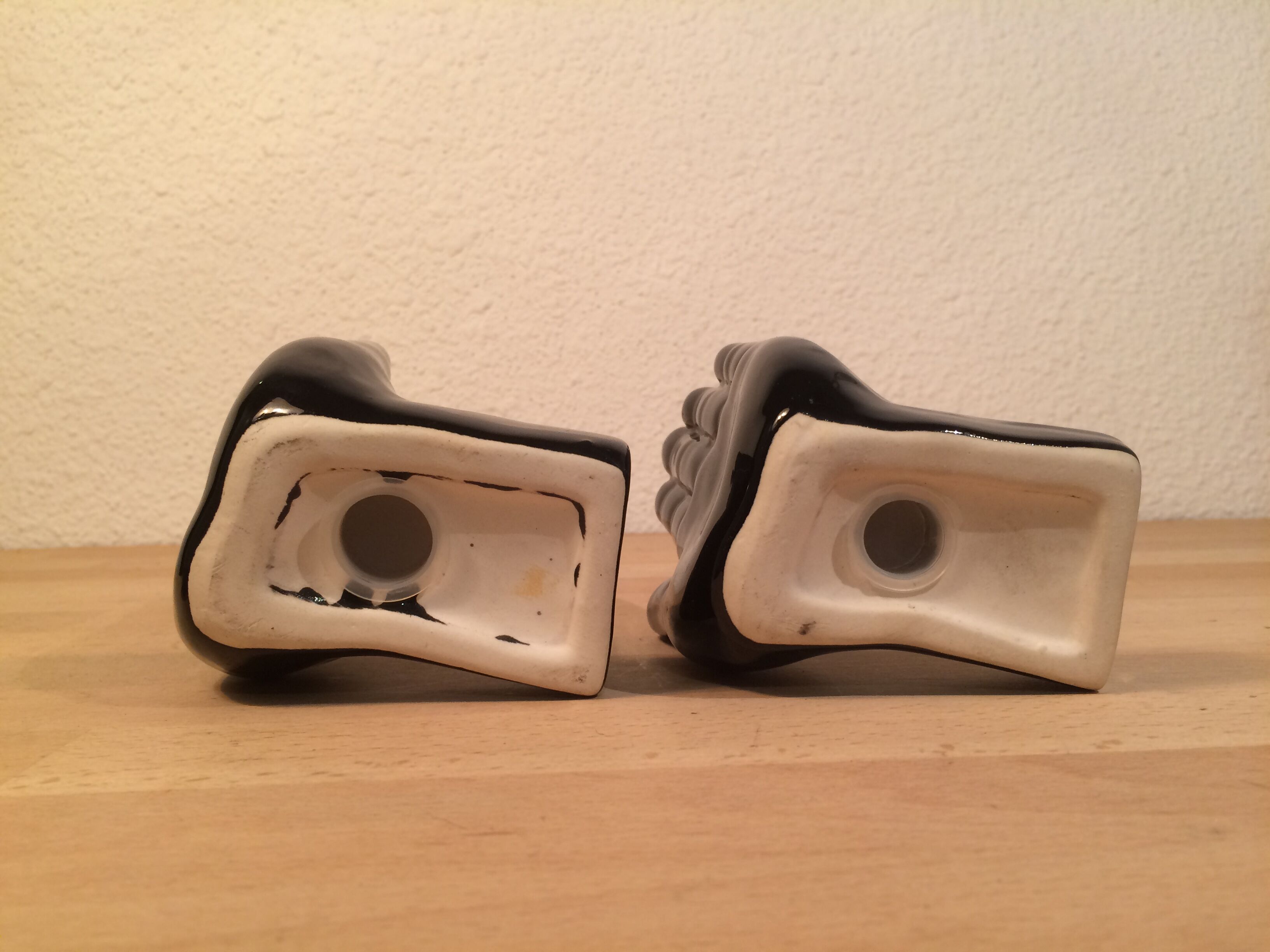 Black hand clamps ceramic black hands