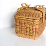 Wicker basket, picnic basket