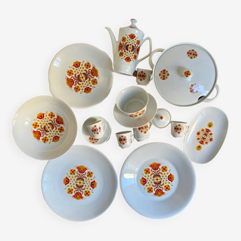 Service en porcelaine Seventies