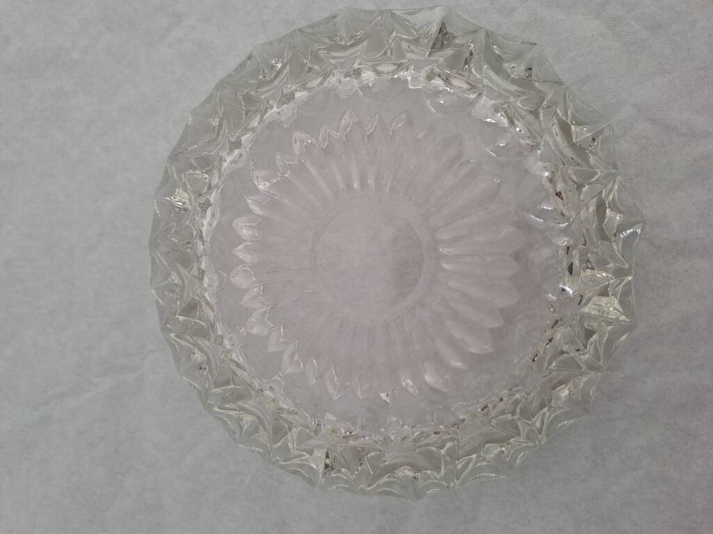 Large glass ashtray