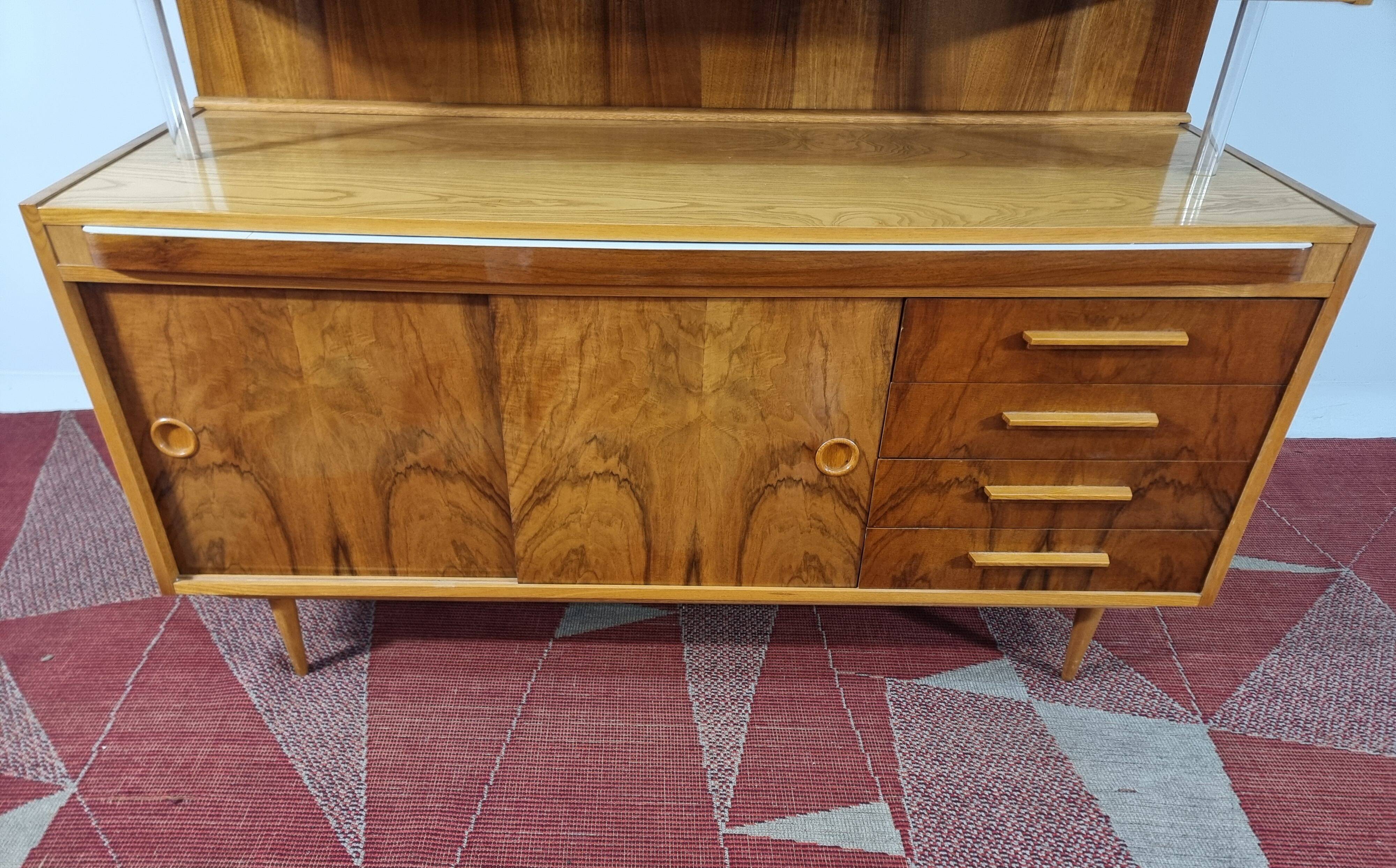 Vintage sideboard and desk, 1970s