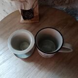 Vintage tea or herbal tea cup