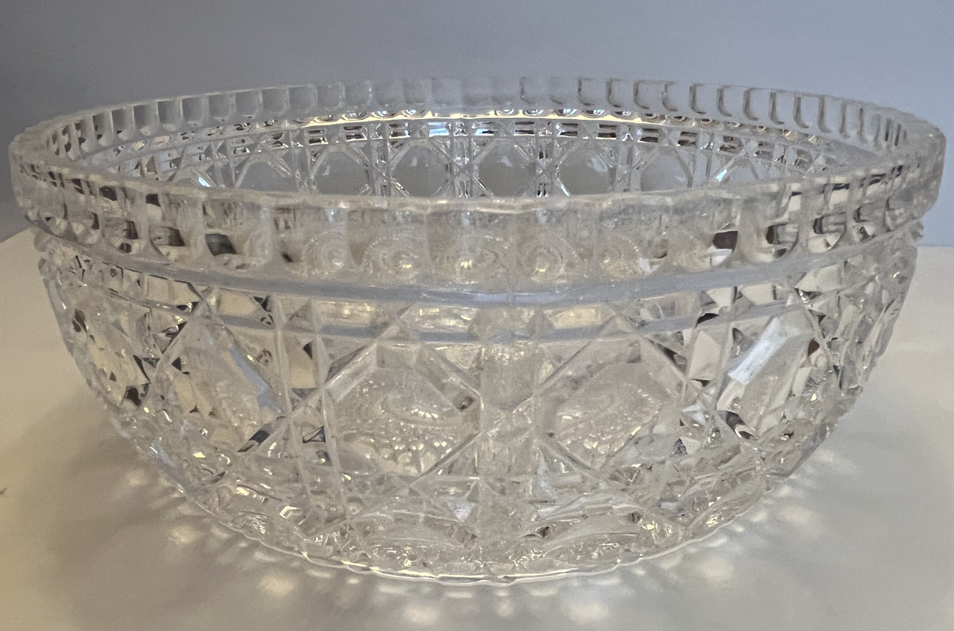 Cut crystal cup