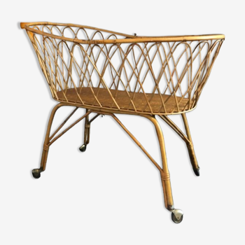 Rattan cradle