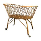 Rattan cradle