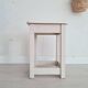 Old stool with white patina