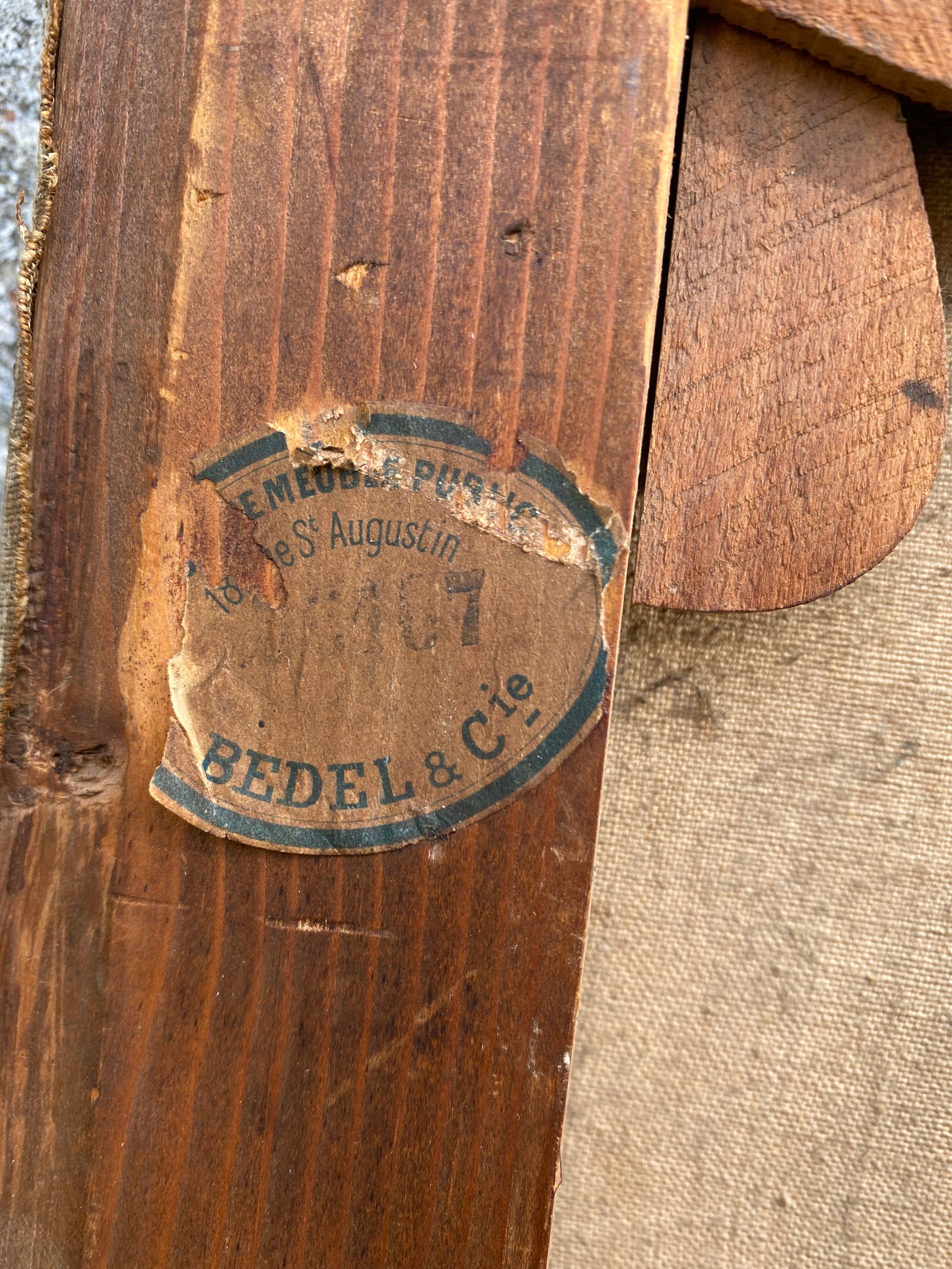 Painting of a naïve style horse