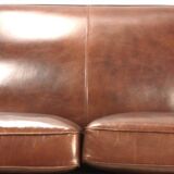 Vintage leather club sofa