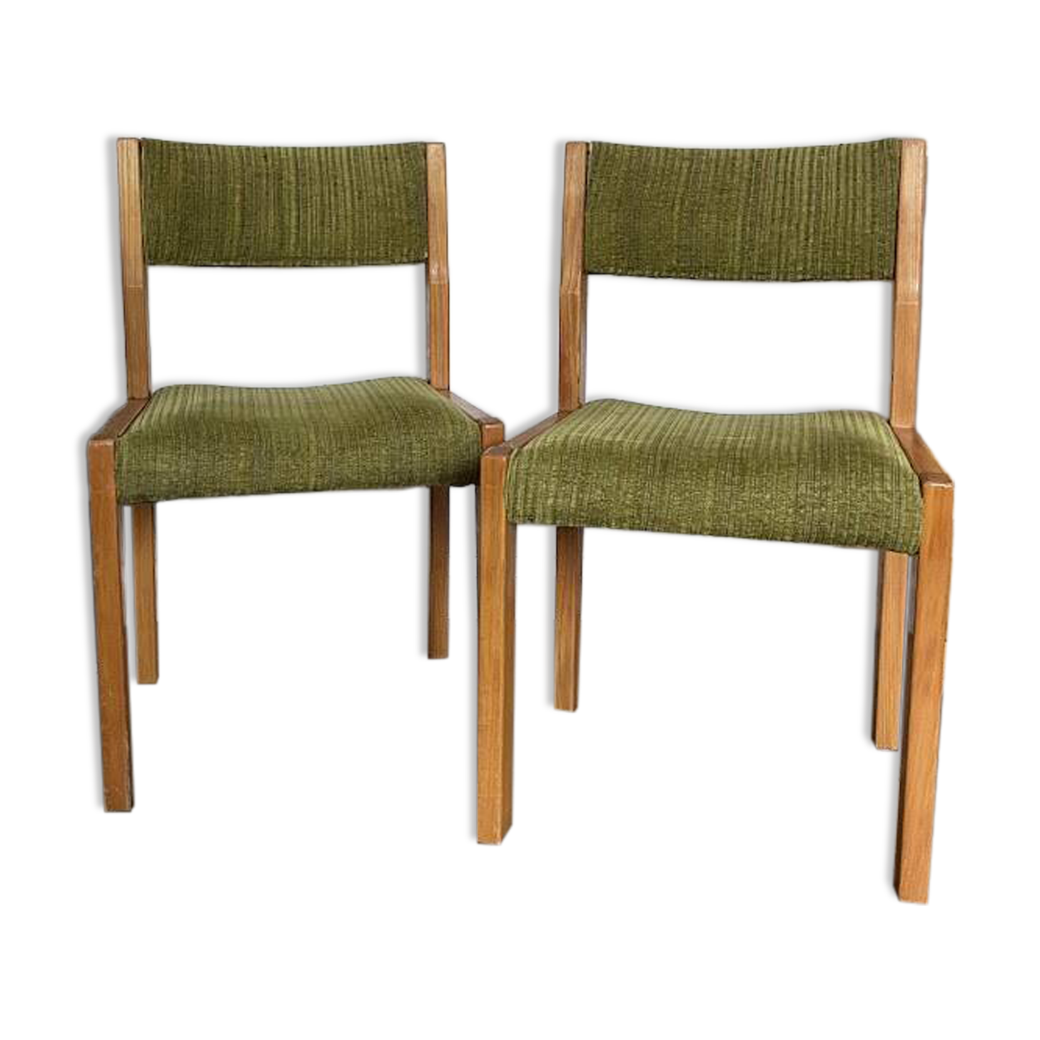 Chaises Baumann en orme massif