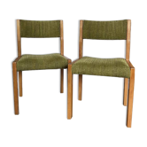 Chaises Baumann en orme massif