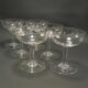 Service de 6 coupes à champagne