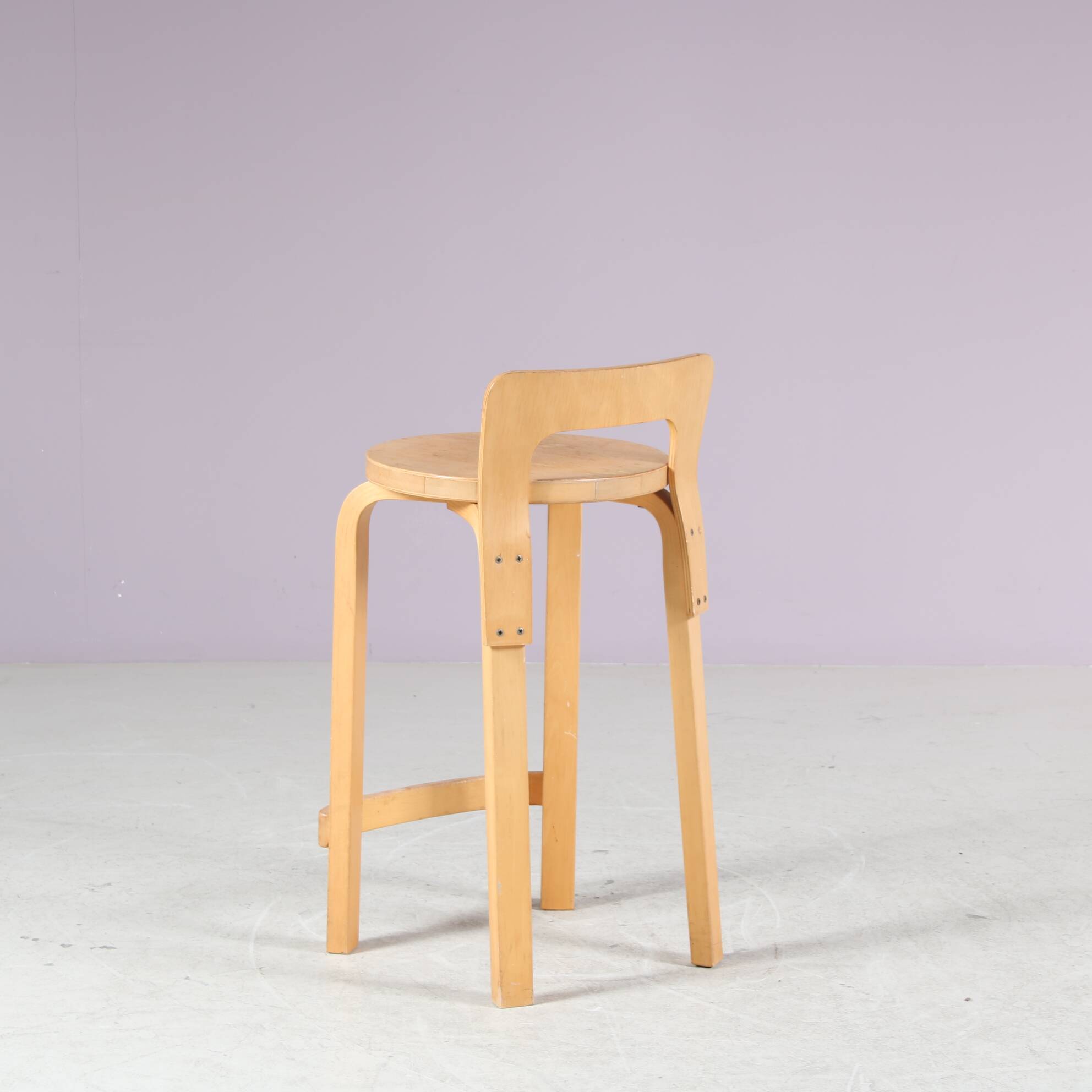 1960s “K65” Stool by Alvar Aalto for Artek, Finland