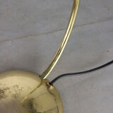 Vintage golden arc table lamp from meblo, 80s