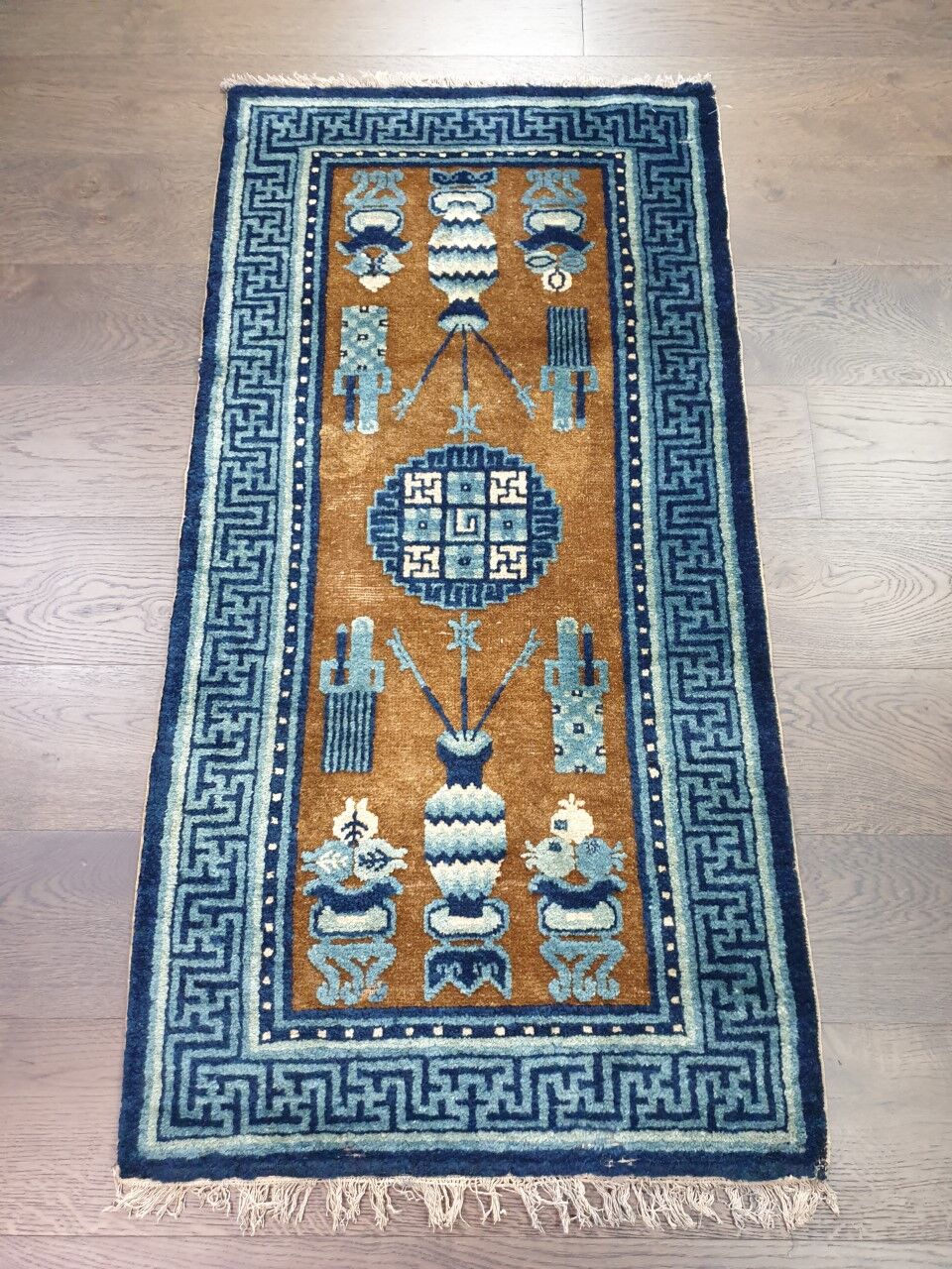 Antique Handmade Chinese Rug