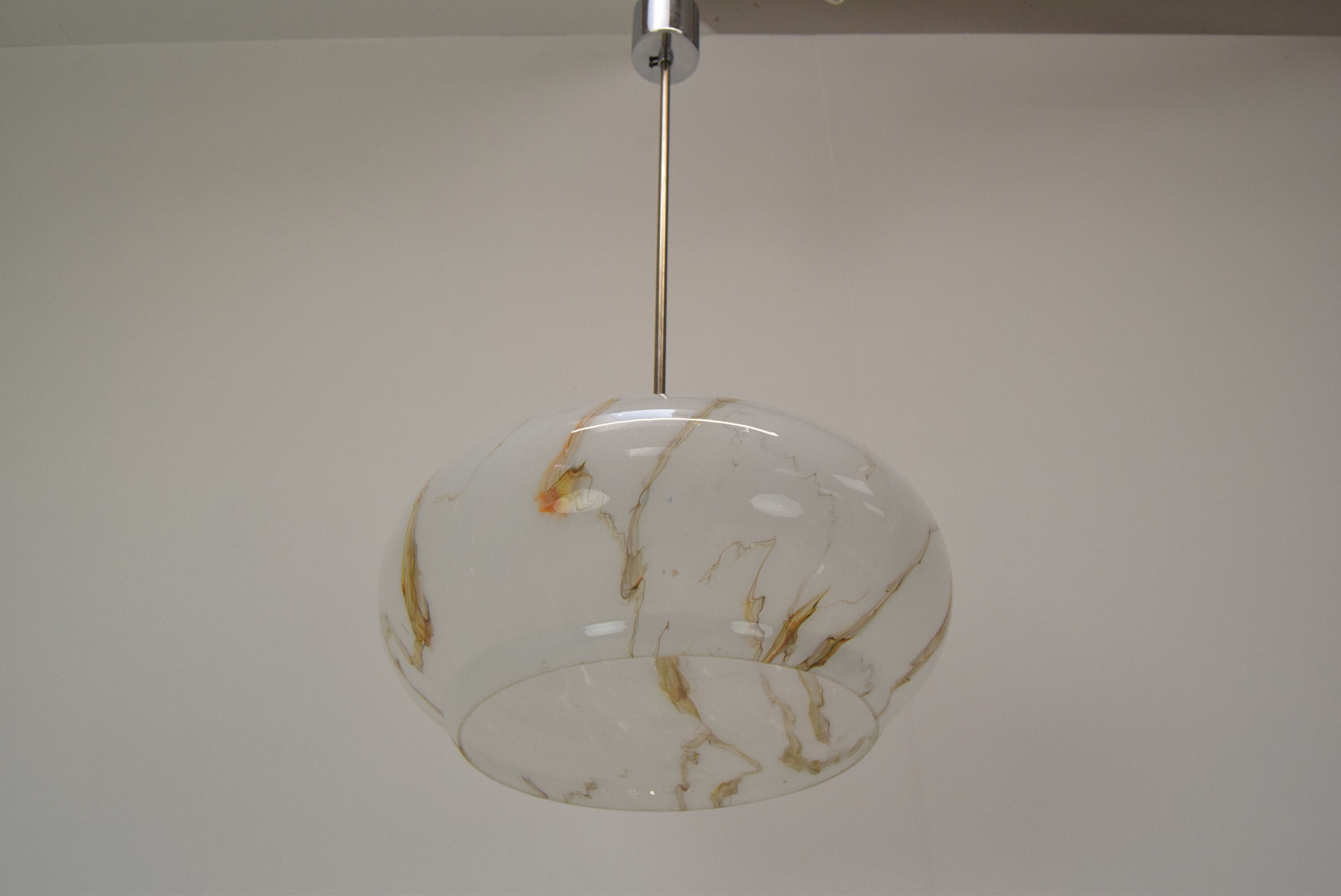 Mid-century glass pendant 1960's