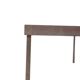 Capron. Black and red glazed stoneware 'navette' coffee table. 1960s.
