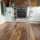 3 fauteuils style Kartell Louis Ghost transparents – Philippe Starck
