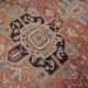 Handmade Persian Heriz Carpet, Large Tribal Wool Rug- 280x220cm