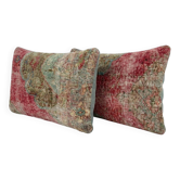 Set of 2 vintage Turkish cushion covers 41x61 cm