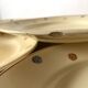 Old polka dot dinner plates from Sarreguemines