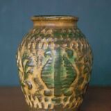 West Germany vase 958-14, Peacock ceramic vase, collection, bodo Mans, Bay Keramik