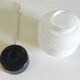 Plafonnier ou lampe à poser globe opaline par Philips - mid. XXeme
