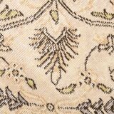 7x10 Turkish Oriental Pattern Light Yellow & Brown Vintage Rug, 215x320Cm