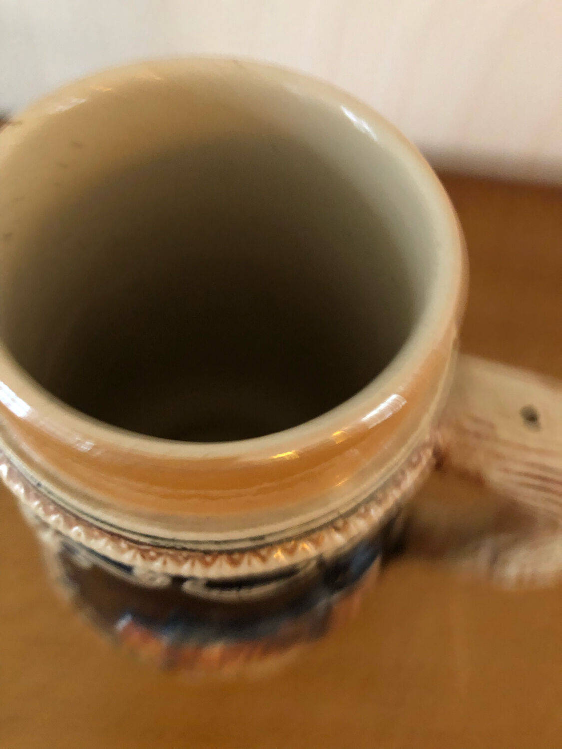 Vintage German ceramic beer mug