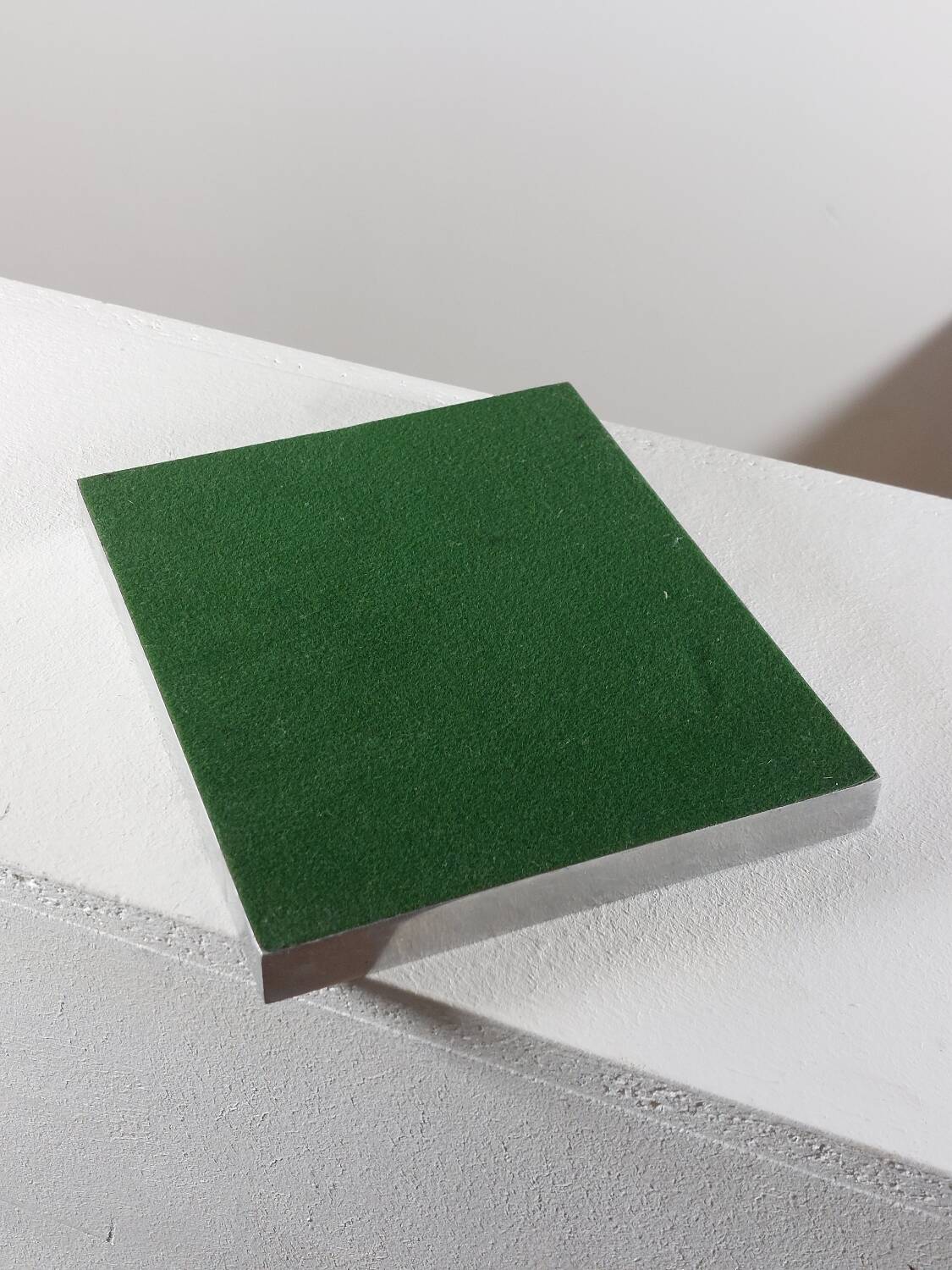 Aluminium sculpture of the protophotographic artwork by Ron Adzak.