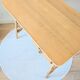 Vintage wood and rattan desk by L. Sognot