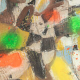 Fragmentation colorée, Gouache sur papier épais, 81 x 61 cm