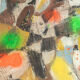 Fragmentation colorée, Gouache sur papier épais, 81 x 61 cm
