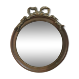 Old brass mirror 25cm