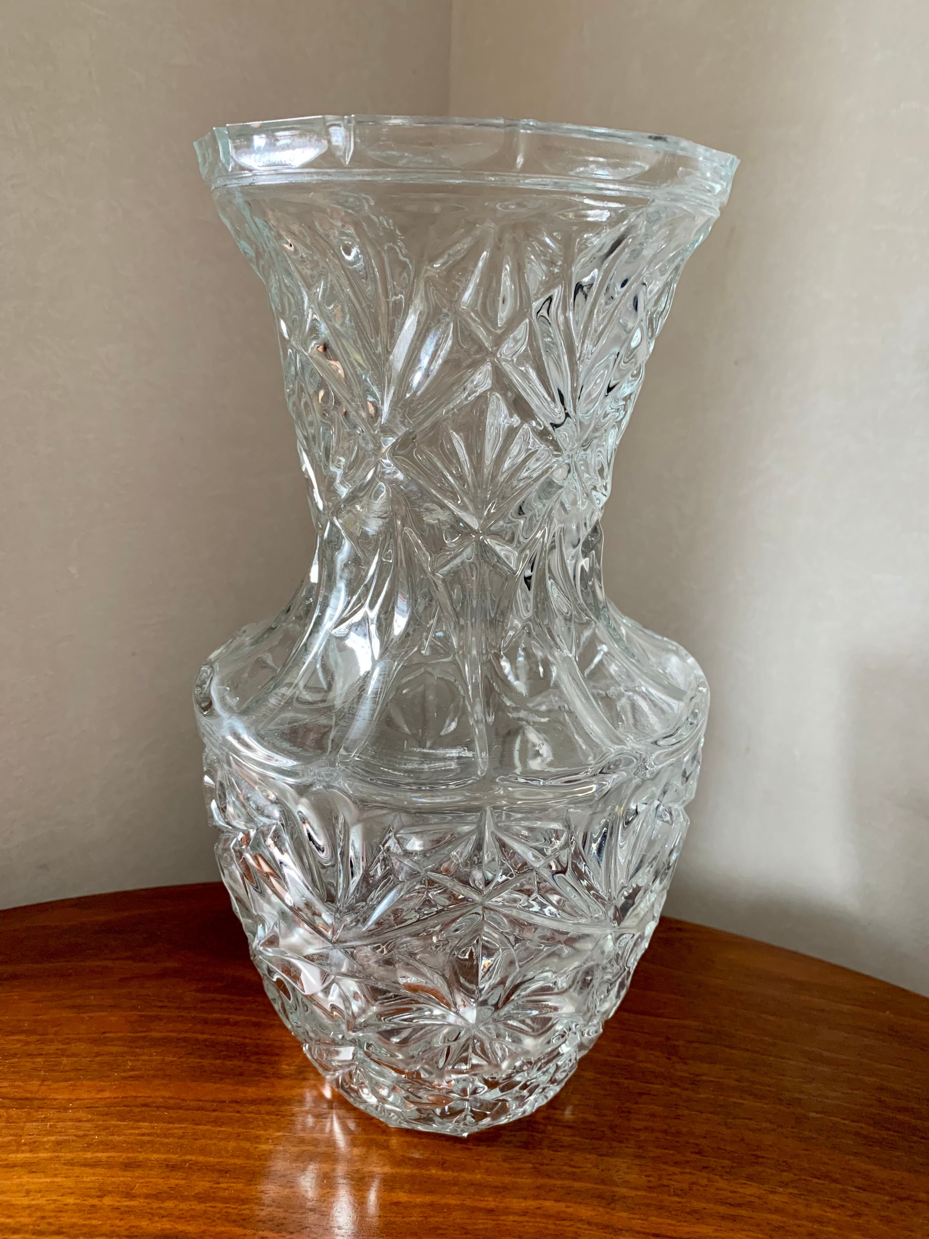 Vintage glass vase