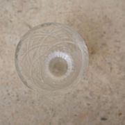 Vintage vase in cut crystal