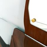 Ebonized Beech Hallway Console with Mirror, Ital