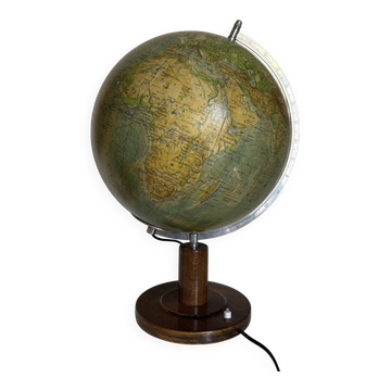 Vintage globe 1950/1953 terrestrial Räth world map ex-GDR - 52 cm