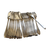 Set of 12 knives and 12 forks of brasserie La Coupole 1970