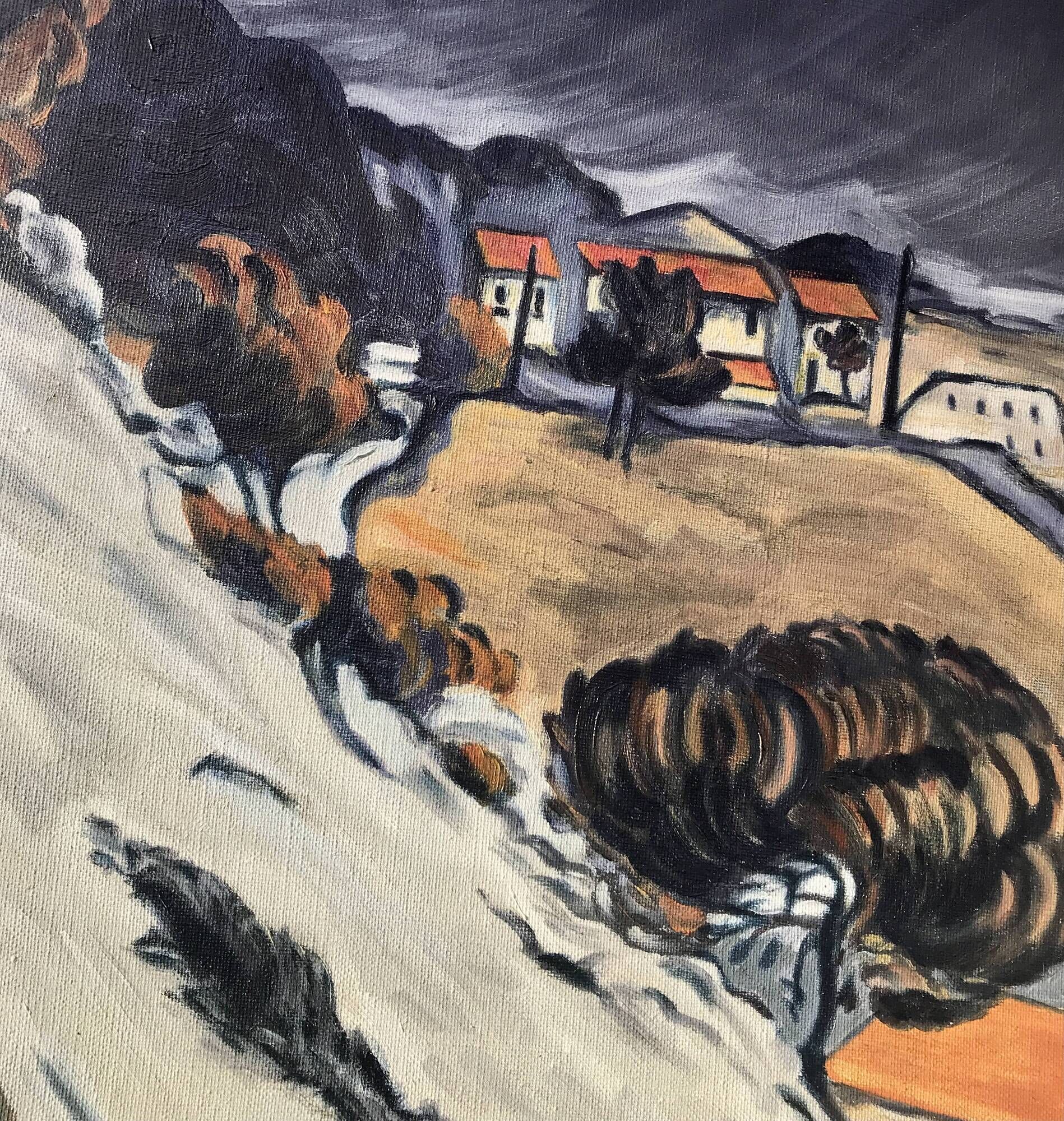 Reproduction "Melted snow at l'Estaque" oil on canvas