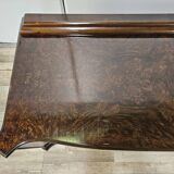 Console Art Déco en noyer des années 1940