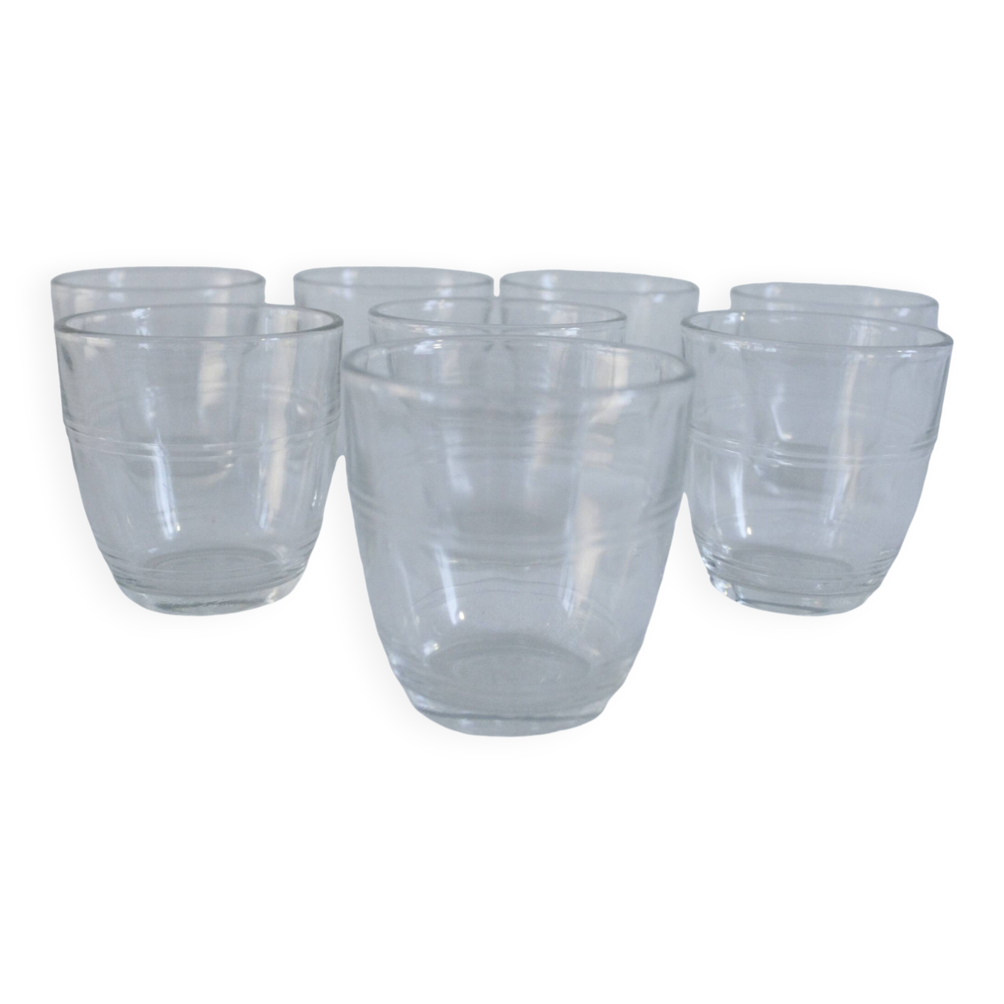 Set of 8 small Duralex glasses
