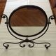 Swivel oval mirror 38x45 cm