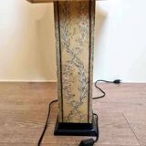 Luxurious Desk Lamp with ASIAN DECOR in lacquered wood