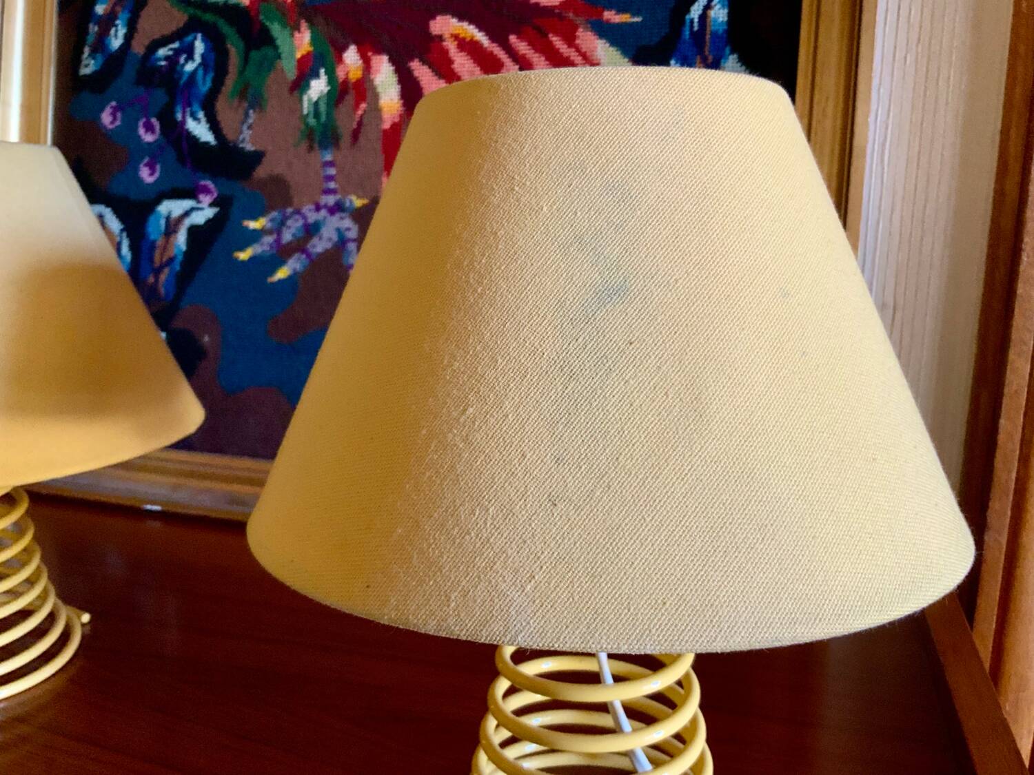 Vintage spring lamps