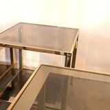 Set of 2 side or end table plus coffee table 23 carat gold