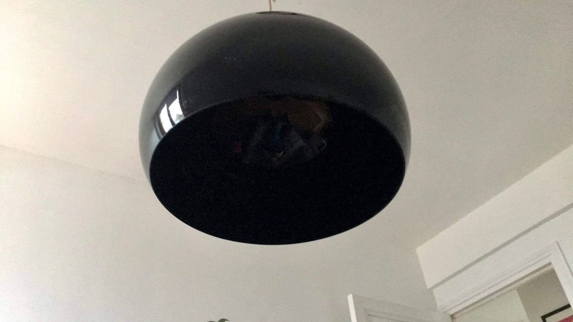 Kartell Fly pendant lamp glossy black